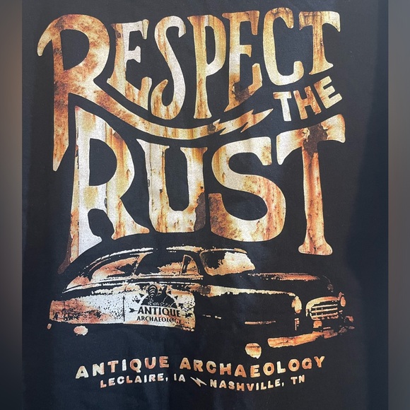 Antique Archaeology from American Pickers TV Show Black Gildan Hammer Large - Picture 4 of 4